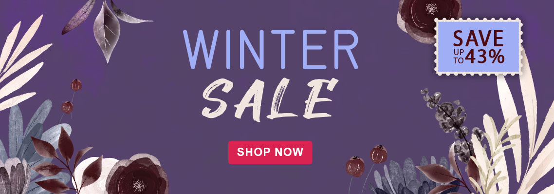 Winter Sale, Save up to 43% 