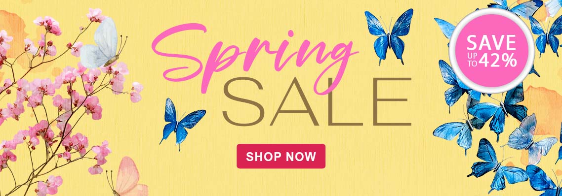 Spring Sale, Save up to 42% 