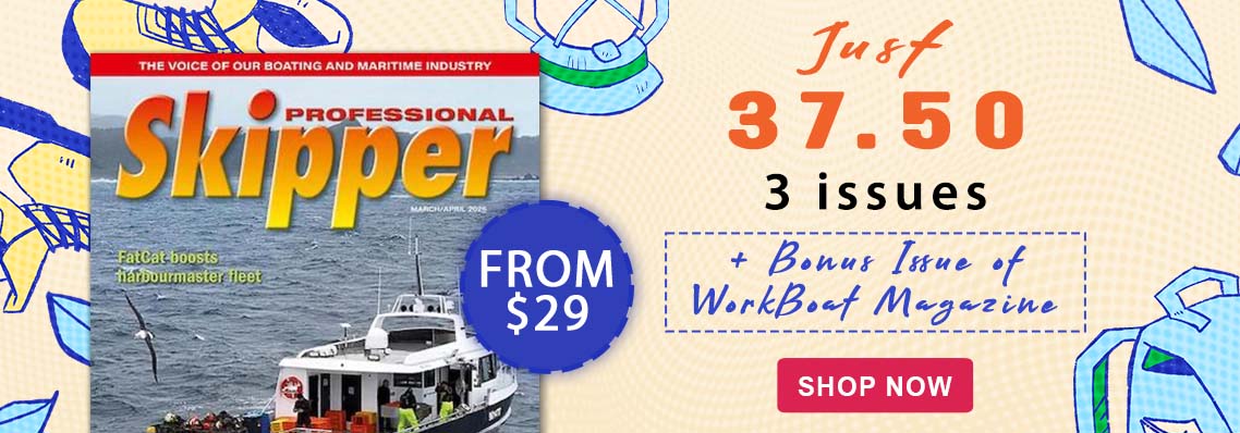 Skipper magazine, 3 issues + Bonus Issue of WorkBoat Magazine