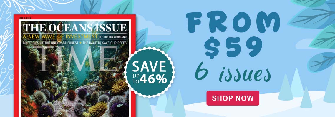Save up to 46% with TIME magazine