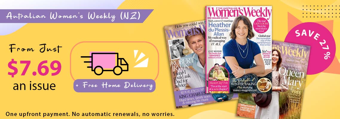Australian Women's Weekly (NZ) from just $7.69 an issue, save 27%