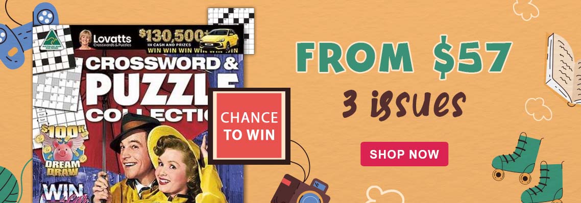 Chance To Win with Lovatts Crossword & Puzzle Collection