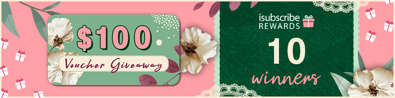 $100 Voucher Giveaway Cart